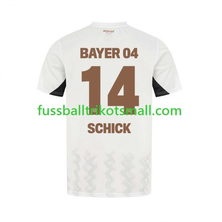 Fußballtrikots Bayer 04 Leverkusen Patrik Schick 14 2024-2025 Kurzarm Auswärts-trikot kaufen